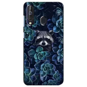 Силиконовый Чехол с Енотами на Samsung Galaxy A60 2019 (A605F) (В цветах)
