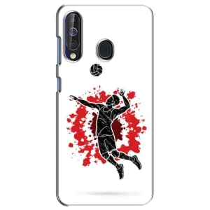 Чохли з прінтом Спортивна тематика для Samsung Galaxy A60 2019 (A605F) (Волейболіст)
