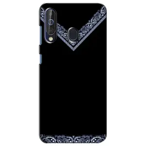 Силиконовый Чехол на Samsung Galaxy A60 2019 (A605F) (Воротник вышиванки)