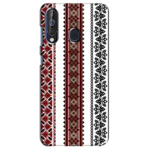 Силиконовый Чехол на Samsung Galaxy A60 2019 (A605F) с картинкой Вышиванки (Вышиваночки)