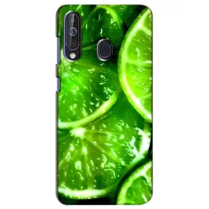 Чехол с изображением вкусной еды для Samsung Galaxy A60 2019 (A605F) (Яркий ЛАЙМ)