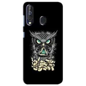 Чохли з принтом СОВИ для Samsung Galaxy A60 2019 (A605F) (Зелені очі)