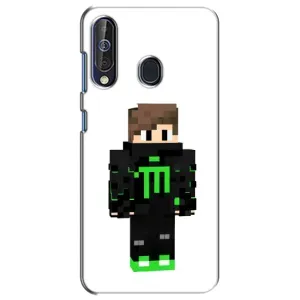 Чохли для Samsung Galaxy A60 2019 (A605F) (Персонажі МайнКрафт) (Зелений хлопчик)