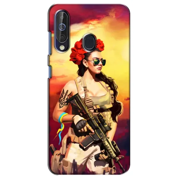 Чехол с рисунком «Женщина солдат» для Samsung Galaxy A60 2019 (A605F) Чехол с рисунком «Женщина солдат» для Samsung Galaxy A60 2019 (A605F)