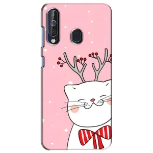 Чехол на тематику: Коты для Samsung Galaxy A60 2019 (A605F) (Зимний кот)