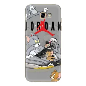 Силиконовый Чехол Nike Air Jordan на Гелекси А7 2017 (Air Jordan)