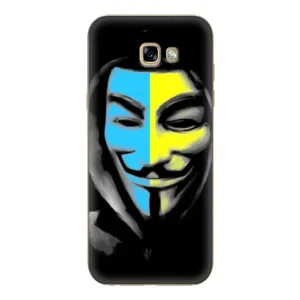 Чехол с Украинской символикой на Гелекси А7 2017 (Анонимус патриот)