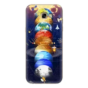Чехол (ТПУ) с планетами на Samsung Galaxy A7 2017 / A720 / A720F (Арт планети)