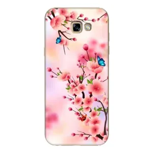 Чохол з картинкою Сакури на Samsung Galaxy A7 2017 / A720 / A720F (Метелики на сакурі)