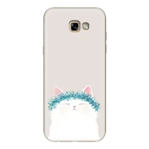 Чехол на тематику: Коты для Samsung Galaxy A7 2017 (A720, A720F) (Белый котик)