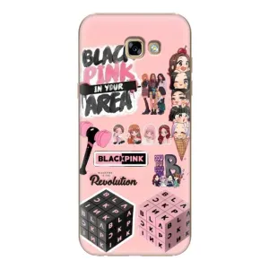 Чехлы с картинкой для Samsung Galaxy A7 2017 / A720 / A720F (BLACK PINK коллаж)