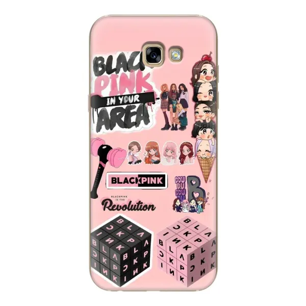 Чехол с рисунком «BLACK PINK коллаж» для Samsung Galaxy A7 2017 (A720, A720F)