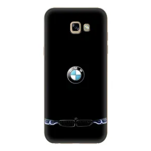 Силіконовий бампер з картинкою машини на Samsung Galaxy A7 2017 / A720 / A720F (Чорний BMW)