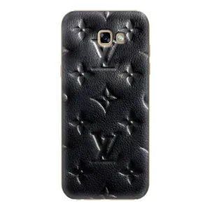 Текстурный Чехол Louis Vuitton для Гелекси А7 2017 (Черный ЛВ)