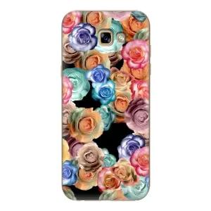 Чохли з тематикою "КВІТИ" на Samsung Galaxy A7 2017 / A720 / A720F (Квіти на чорному)