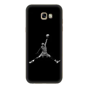Силиконовый Чехол Nike Air Jordan на Гелекси А7 2017 (Джордан)