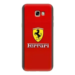 Силіконовий бампер з картинкою машини на Samsung Galaxy A7 2017 / A720 / A720F (Ferrari Logo)