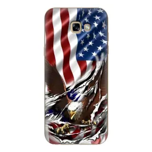 Чехол с рисунком «Флаг USA» для Samsung Galaxy A7 2017 (A720, A720F)