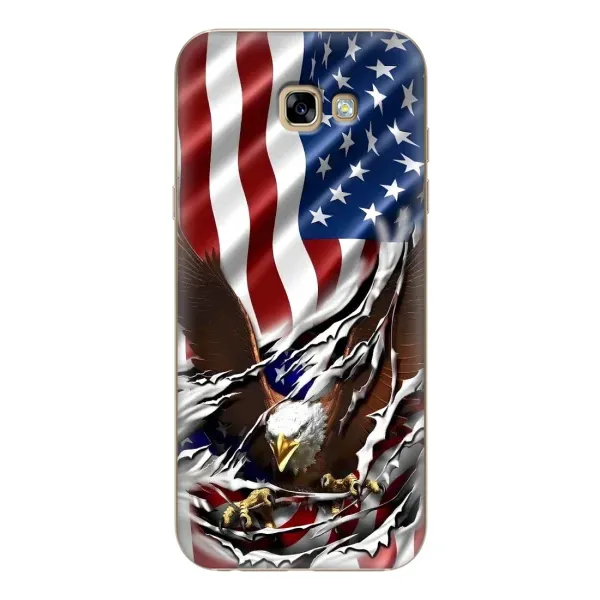 Чехол с рисунком «Флаг USA» для Samsung Galaxy A7 2017 (A720, A720F)