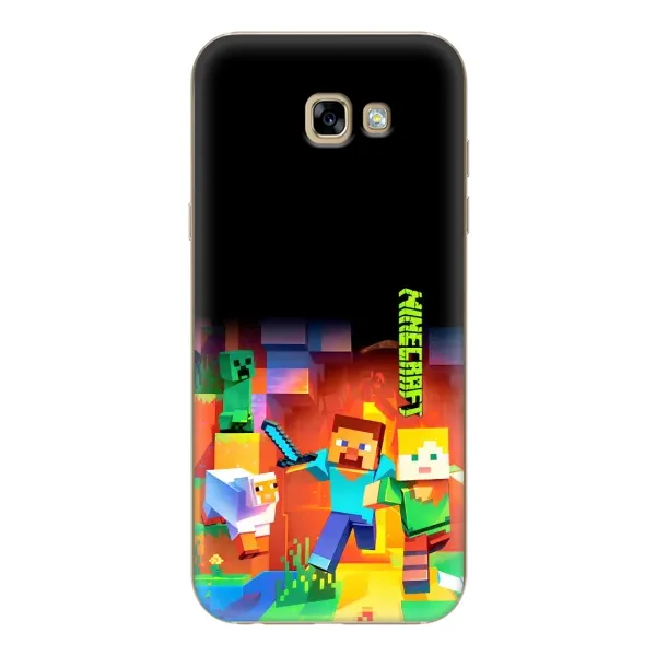 Чехол с рисунком «Герой Майнкрафт» для Samsung Galaxy A7 2017 (A720, A720F) Чехол с рисунком «Герой Майнкрафт» для Samsung Galaxy A7 2017 (A720, A720F)