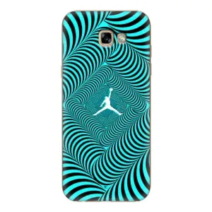 Силиконовый Чехол Nike Air Jordan на Гелекси А7 2017 (Jordan)