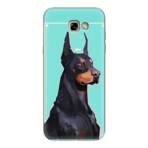 Чехол ДОБЕРМАН для Samsung Galaxy A7 2017 / A720 / A720F (Король доберман)