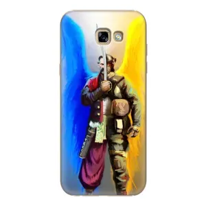 Чехол с картинкой (Патриотический КОЗАК) на Samsung Galaxy A7 2017 / A720 / A720F (Козак с крыльями)