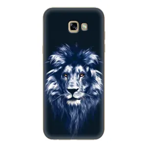 Чехол с картинкой на Samsung Galaxy A7 2017 / A720 / A720F (Лев - синий)