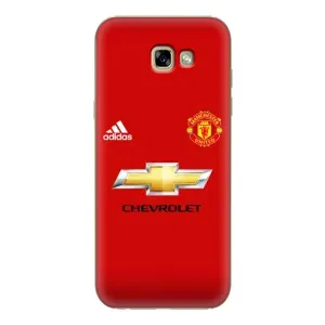 Силиконовые Чехлы принт Футбол на Samsung Galaxy A7 2017 / A720 / A720F (Man United)