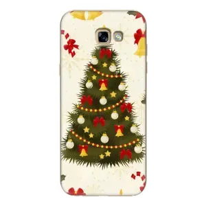 Чехол Новогодняя Елка на Samsung Galaxy A7 2017 / A720 / A720F (Новогодний принт)