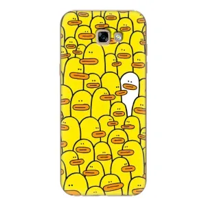 Силиконовый бампер с картинкой животных для Samsung Galaxy A7 2017 / A720 / A720F (Особенный)