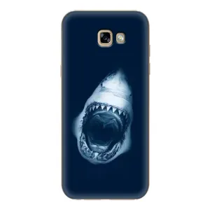 Силиконовый бампер с картинкой животных для Samsung Galaxy A7 2017 / A720 / A720F (Пасть Акулы)