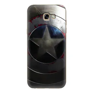 Чохол с Щітом Капітана Америки на Samsung Galaxy A7 2017 / A720 / A720F (Ретро Щит Капітана)