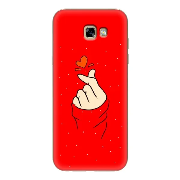 Чехол с рисунком «Сердце на красном» для Samsung Galaxy A7 2017 (A720, A720F) Чехол с рисунком «Сердце на красном» для Samsung Galaxy A7 2017 (A720, A720F)