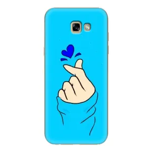 Чохол (Знак сердечка) для Samsung Galaxy A7 2017 / A720 / A720F (Сердечко на синоьому)
