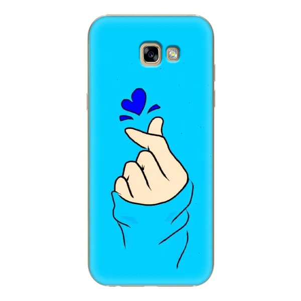 Чехол с рисунком «Сердце на синем» для Samsung Galaxy A7 2017 (A720, A720F) Чехол с рисунком «Сердце на синем» для Samsung Galaxy A7 2017 (A720, A720F)