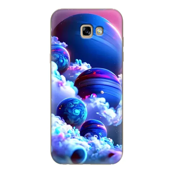 Чехол с рисунком «Синие планеты» для Samsung Galaxy A7 2017 (A720, A720F) Чехол с рисунком «Синие планеты» для Samsung Galaxy A7 2017 (A720, A720F)