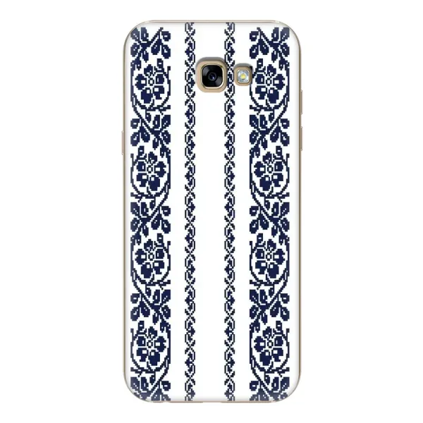 Чехол с рисунком «Синяя вышиванка» для Samsung Galaxy A7 2017 (A720, A720F) Чехол с рисунком «Синяя вышиванка» для Samsung Galaxy A7 2017 (A720, A720F)