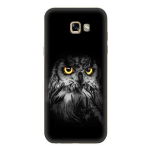 Чехлы с принтом СОВЫ для Samsung Galaxy A7 2017 / A720 / A720F (Сова на чёрном)