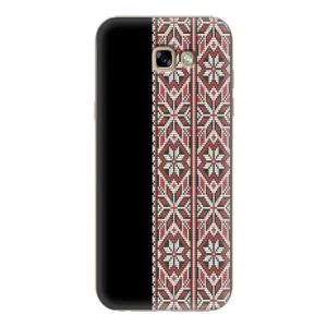 Силиконовый Чехол на Samsung Galaxy A7 2017 / A720 / A720F с картинкой Вышиванки (Стильная вишиванка)