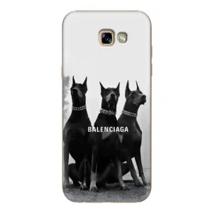 Чехол ДОБЕРМАН для Samsung Galaxy A7 2017 / A720 / A720F (Три добермана)