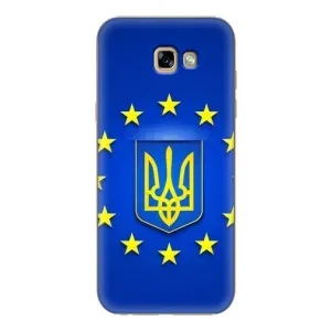 Чехол с Украинской символикой на Гелекси А7 2017 (Украина это Европа)