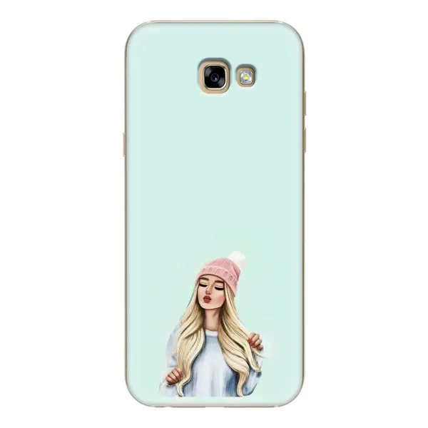 Чехол с рисунком «В шапке» для Samsung Galaxy A7 2017 (A720, A720F) Чехол с рисунком «В шапке» для Samsung Galaxy A7 2017 (A720, A720F)