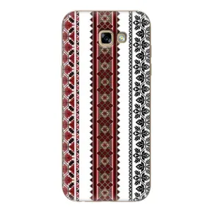 Силиконовый Чехол на Samsung Galaxy A7 2017 / A720 / A720F с картинкой Вышиванки (Вышиваночки)