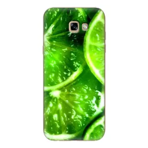 Чехол с изображением вкусной еды для Samsung Galaxy A7 2017 / A720 / A720F (Яркий ЛАЙМ)