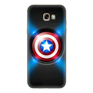 Чохол с Щітом Капітана Америки на Samsung Galaxy A7 2017 / A720 / A720F (Яскраий Щит Капітана)
