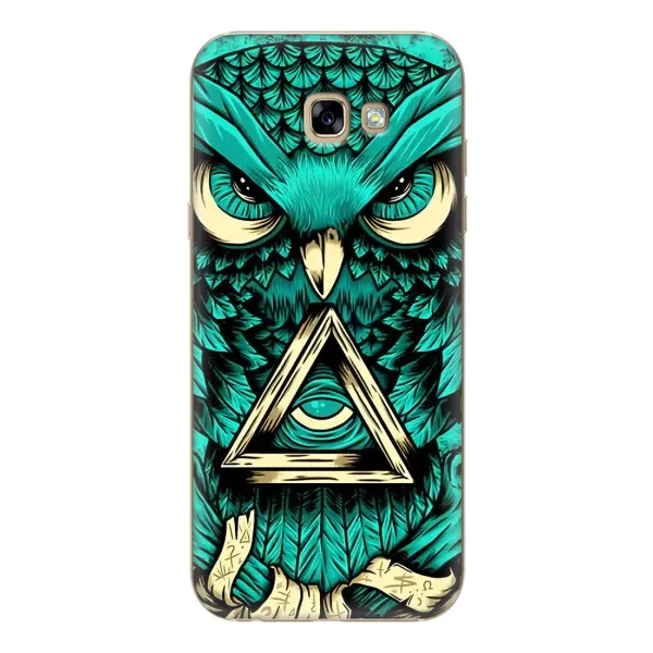 Чехол с рисунком «Зеленая сова» для Samsung Galaxy A7 2017 (A720, A720F) Чехол с рисунком «Зеленая сова» для Samsung Galaxy A7 2017 (A720, A720F)