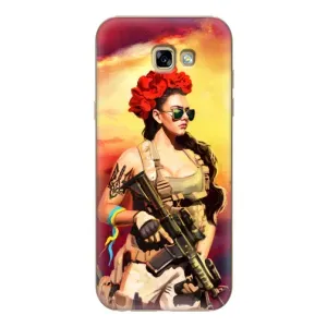 ЗСУ Чехлы (TPU) для Samsung Galaxy A7 2017 / A720 / A720F (Женщина солдат)