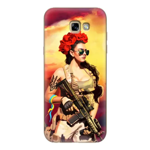 Чехол с рисунком «Женщина солдат» для Samsung Galaxy A7 2017 (A720, A720F) Чехол с рисунком «Женщина солдат» для Samsung Galaxy A7 2017 (A720, A720F)