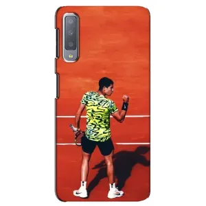 Чохли з прінтом Спортивна тематика для Samsung Galaxy A7-2018, A750 (Алькарас Тенісист)